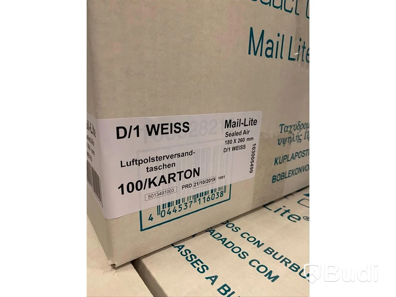 18 x 100 st Mail-Lite D/1 Weiss